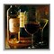 Stupell Industries Dimly Lit Wine Still Life Floating Frame By Stefano Ferreri